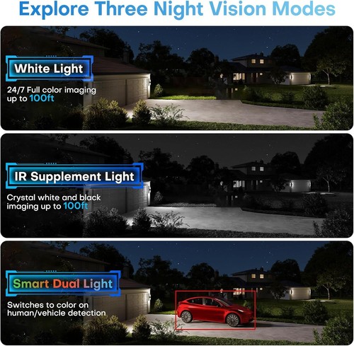 Hikvision OEM 5MP ColorVu IP POE Camera MIC Outdoor Dome US - Picture 5 of 9