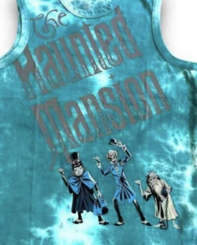 Disney Parks Haunted Mansion Sleeveless T-Shirt size L New - Bild 4 von 5