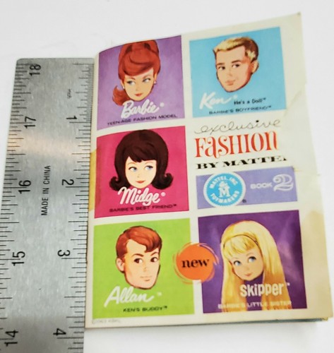 Vintage Barbie Booklets Exclusive Fashion Book 2 1963 Mattel Catalog - Picture 2 of 12