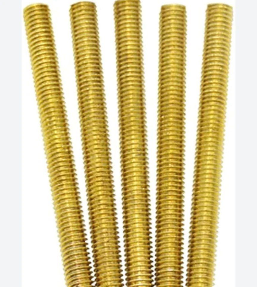 BARRE BARRA FILETTATE IN OTTONE FRESA TORNIO 1MT VARIE MISURE - Immagine 4 di 4