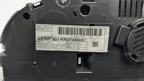 JAGUAR XF X260 SPEEDOMETER INSTRUMENT CLUSTER 2.0 DIESEL HX6310849BC 2016 - Picture 8 of 8