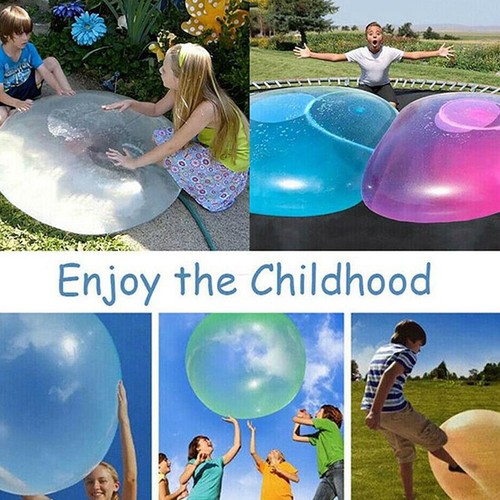 Children Outdoor Air Water Filled Bubble Ball Blow Up Balloon Inflatable T^QU - Afbeelding 1 van 14