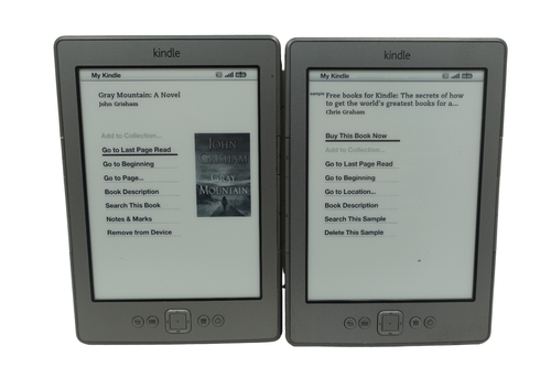 Lot 2 Amazon Kindle 4th Gen D01100 2GB - eBook Reader
