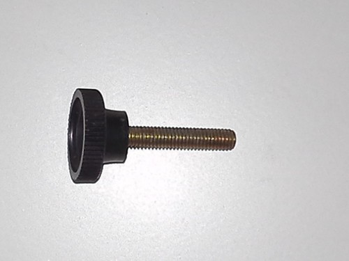 6 Stück Kunststoff Rändelschraube Ø 20mm, Stellfüße M5 x 25mm