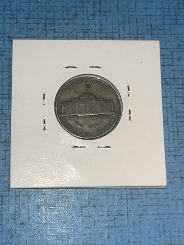 1945 D Jefferson Wartime Nickel AG ca. gut 35% Silber - Bild 2 von 2
