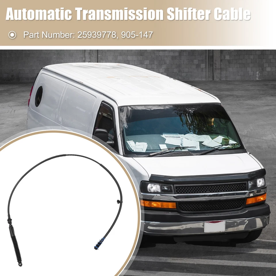 1 juego de cables de cambio de marchas de vehículo para Chevrolet Express 1500 2500 3500 2003-2009 Foto 2 de 4