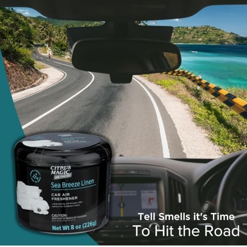 On The Go Odor Absorbing Solid Air Freshener, Sea Breeze Linen, 8-Ounce, Pack - Picture 2 of 8
