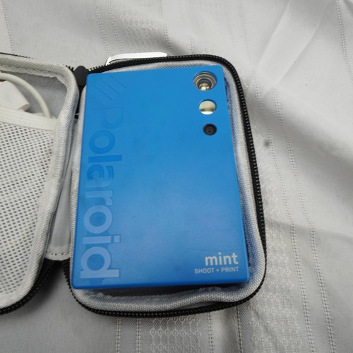 Polaroid come nuova fotocamera stampa scatto 16 MP digitale istantanea ZINCO blu custodia USB - Foto 3 di 10