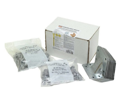 #ad Simpson Strong Tie HGA10KT Galvanized Steel Hurricane Angle Bracket Kit $40.00