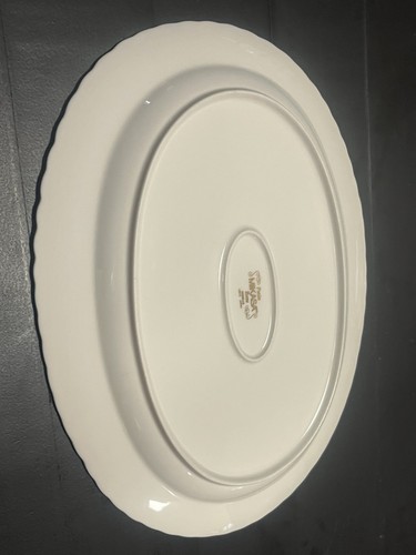 Vintage Mikasa Bone China Roselle 14-inch oval serving platter Japan L9813 - Picture 6 of 10