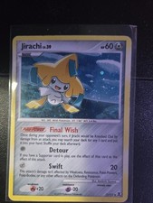 Jirachi Lv. 39 7/111 Holo Rare Rising Rivals Pokemon TCG 2009 Card Lp/mp