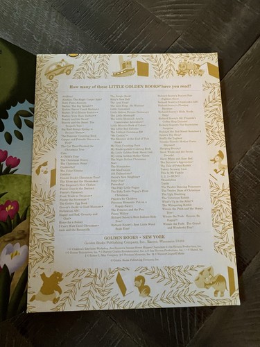 2000 Little Golden Book Peter Cottontail Is On His Way 1st Edition “A” Printing - Imagen 8 de 9
