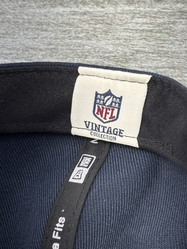 Seattle Seahawks New Era NFL Vintage Wool Acrylic Strap Back Flat Bill Hat Cap - Bild 11 von 22