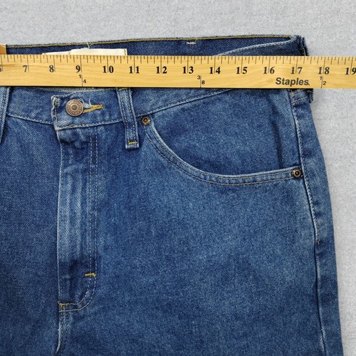 NEW Lee Jeans Men's 34x30 Blue Denim Regular Fit Straight Leg Casual Workwear - Picture 11 of 14