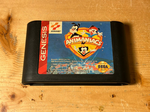 Animaniacs, Cartridge Only (Sega Genesis) Authentic Tested Ships Free !! - Picture 1 of 8