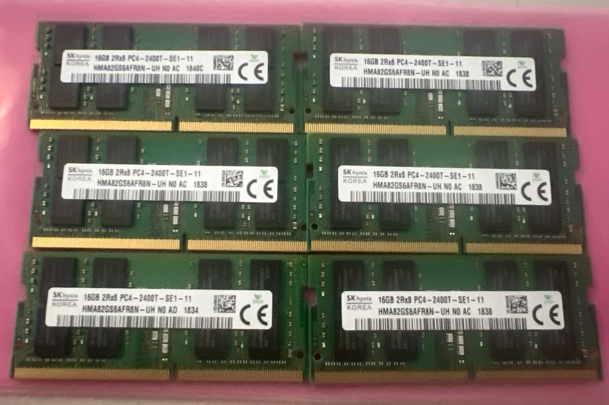 Lenovo Hynix DDR4-2400T 16GB×4(64GB) Hynix 16GB DDR4 PC4-19200 2400MHZ ECC REG DIMM Model