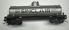 Ho Scale - Sinclair Single Dome Silver Tank Car SDRX #38001
