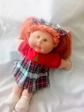 Christmas Cabbage Patch Kid Girl Play Along Orange Hair, HTF, cute!