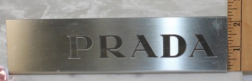 Prada Metal Display Stand Sign - Picture 6 of 8
