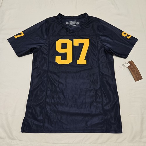 NWT Sz XL Michigan Wolverines Aidan Hutchinson #97 Retro Brand NCAA Jersey Shirt