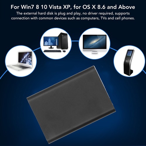 2.5in HDD External Case Type C USB3.1 Up To 10Gbps Ultra Slim Portable Extern CB - Afbeelding 19 van 58