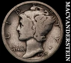 1919 Silver Mercury Dime - Scarce  Better Date  No Reserve  #G9152