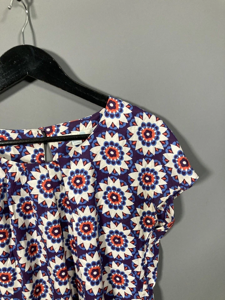 Top MEZCLA SEDA SUELO - Talla UK10 - Floral - Excelente Estado - Para mujer Foto 4 de 4