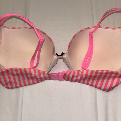 Victoria Secret Women’s 38C Very Sexy Push Up Pink Striped - Picture 6 of 8