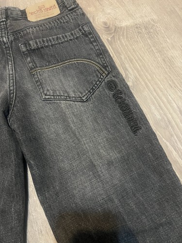 Vintage Y2K Eckounited Ecko Black Jeans Embroidered - Picture 7 of 9