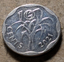 Eswatini Swaziland 10 cents 2021