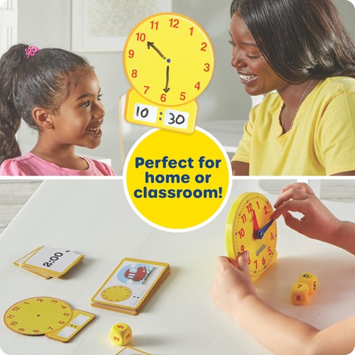 Learning Resources Time Activity Set - 41 Pieces, Ages 5+,Clock for Teaching - Picture 3 of 6