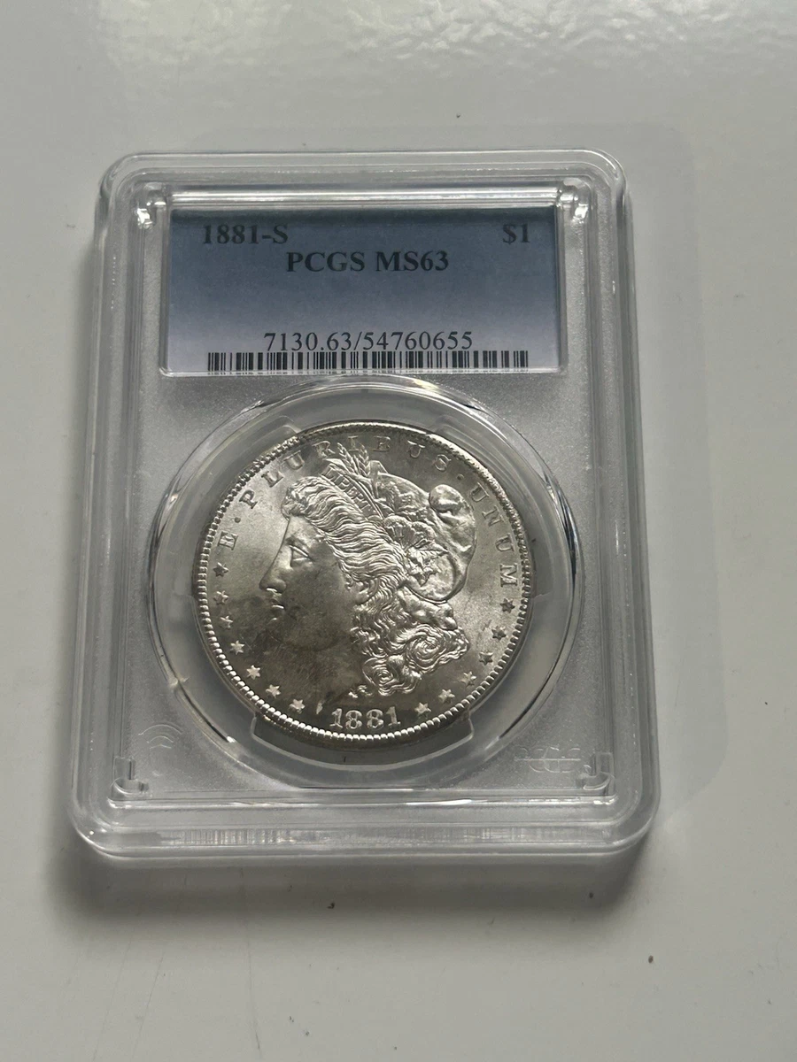 MS 63 Graded 1881 Year Morgan US Dollars (1878-1921) for sale | eBay