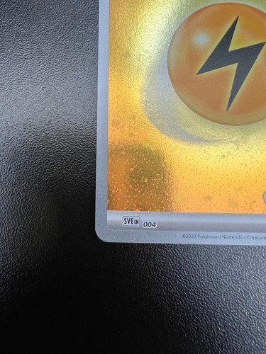 Pokemon Basic Lightning Energy SVE 004 Professor Program 2023 Cosmos Holofoil NM - Picture 5 of 10