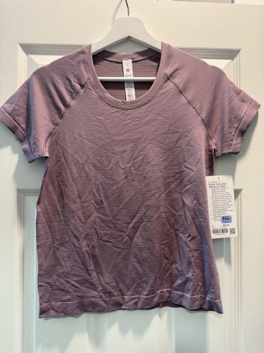 camicia lululemon Swiftly tech manica corta 2.0 corsa LVLX/LVLX taglia 8 nuova con etichetta