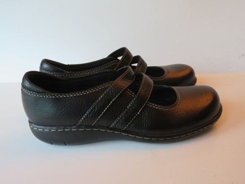 EUC Clark’s Bendables Size 6M Women’s Black Leather Mandy May Mary Jane - Picture 6 of 8