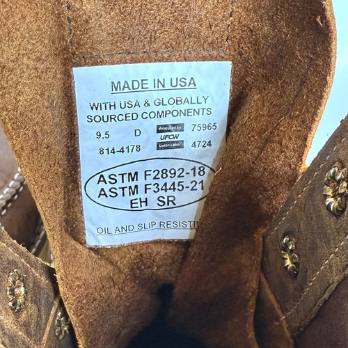 Thorogood 814-4178 Men's 8" Leather Moc Non Safety Toe Work Boots Size 9.5 D - Picture 19 of 24