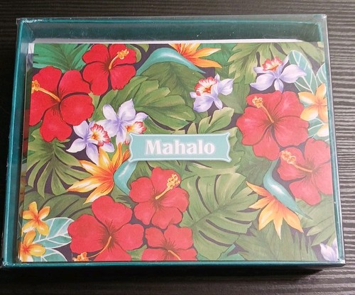 Biglietti di ringraziamento hawaiani Island Heritage Mahalo 10 pezzi con buste - Foto 13 di 19