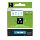 Dymo 40914 9mm x 7m Blue on White Tape