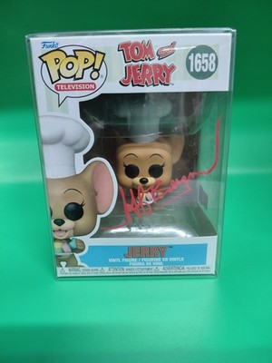 Jeff Bergman signed Funko POP Tom and Jerry 1658 handsigniert Zobie COA