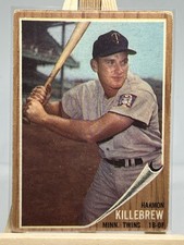 1962 Topps - Harmon Killebrew #70 - Minnesota Twins 1B-OF HOF