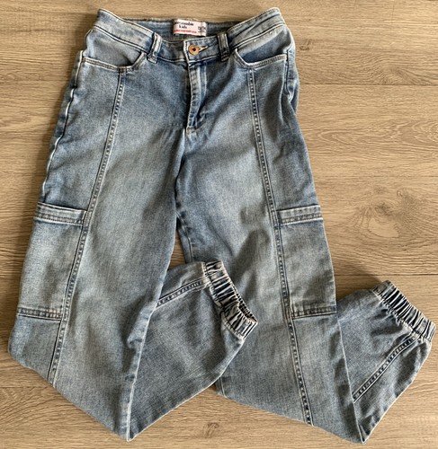 Abercrombie Kids High Rise Mini Mom Jeans Size 13/14 - Picture 7 of 9