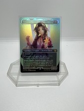 MTG Aerith Gainsborough (Borderless Foil) Final Fantasy 0374 FFVII FF7 NM
