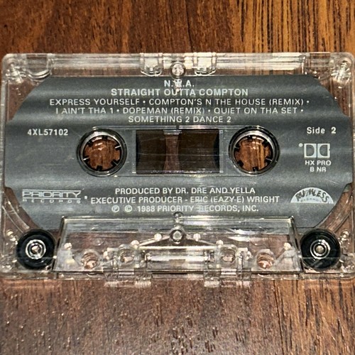 Vintage NWA Straight Outta Compton Cassette Tape Ruthless Records 1988 - Picture 6 of 7