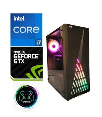 INTEL + NVIDIA ETC. VERBAUT Gaming PC 32GB Ram | Intel i7| NVIDIA GTX Windows 11 - Gamer - Garantie!