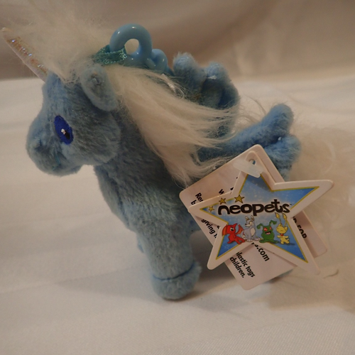 Neopets Clip On Blue Unicorn Plus McDonald's Red Unicorn - Picture 3 of 9