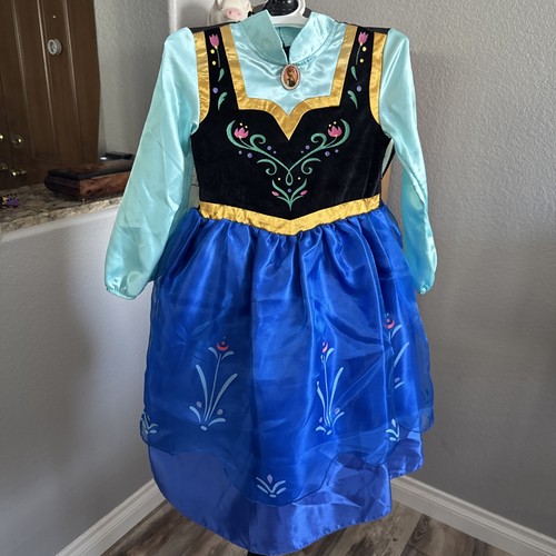 Disney Store Offizielles Anna Frozen Prinzessin Kostüm Kleid Mädchen Größe 3