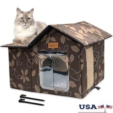Foldable Waterproof Outdoor Cat House Small Pets Portable Detachable Tent New
