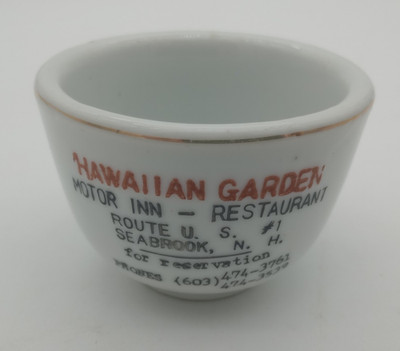 1970's Hawaiian Garden Restaurant Seabrook NH Asian Tea Cup Mug