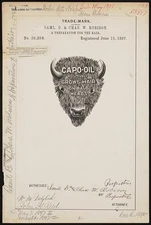 Saml. D. & Chas. W. Robison for Capo-Oil brand A Preparation for the Hair