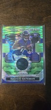 Rashod Bateman 2021 Panini Prizm Rookie Gear Green Pulsar Prizm Patch